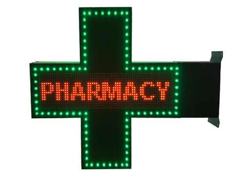 Pharmacy Cross LED Signs