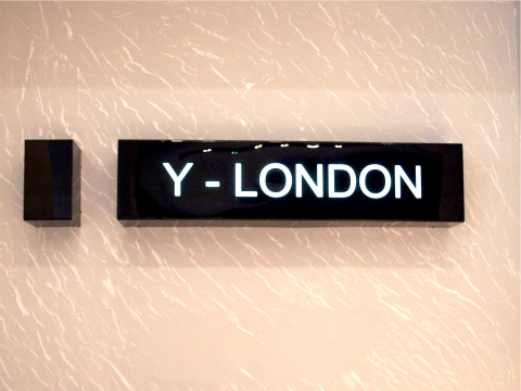 Y-London Indoor Sign