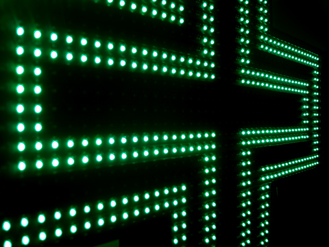 LED Pharmacy Cross Sign